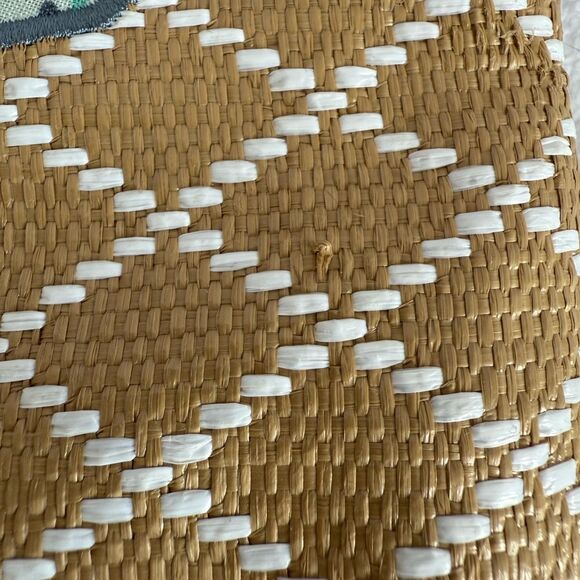 Vera Bradley Straw Crossbody with Hibiscus Design - Picture 7 of 7